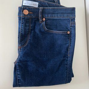 LOFT Modern Fit Skinny Jean in Dark Wash - Size 26 / 2